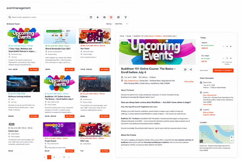 events managements