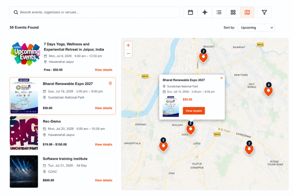 Map view